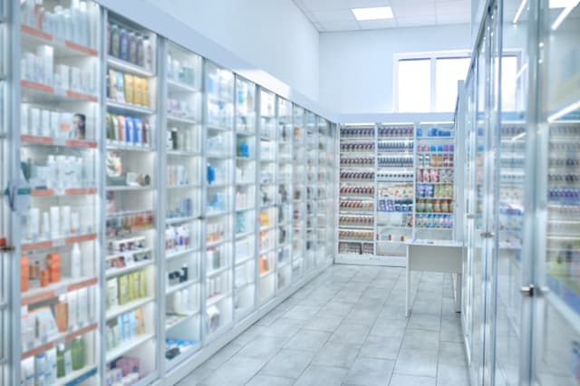 shelves stocked with favorite health products